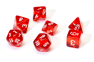 Sirius Translucent Red Resin 7-pc set